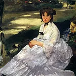 In the Garden, Édouard Manet
