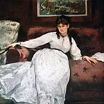 Édouard Manet - The rest or Portrait of Berthe Morisot