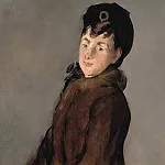 Édouard Manet - Portrait of Isabelle Lemonnier