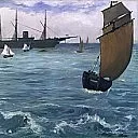 Édouard Manet - The Kearsarge at Boulogne