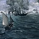 Édouard Manet - The Battle of the «Kearsarge» and the «Alabama»