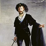 Portrait of Jean-Baptiste Faure in the role of Hamlet, Édouard Manet