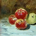 Four apples, Édouard Manet