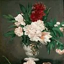 Vase with peonies, Édouard Manet