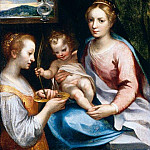 VANNI Francesco Madonna And Child With St Lucy, Франческо Ванни