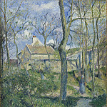 The Path to Les Pouilleux, Pontoise, Camille Pissarro