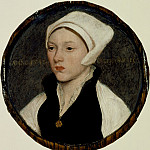 Portrait of a Young Woman with a White Coif, Hans The Younger Holbein