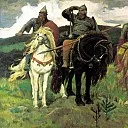 900 Classic russian paintings - Viktor Vasnetsov - Giants (Heroes)