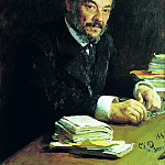 Portrait of Ivan Sechenov, Ilya Repin