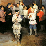 Oral expense. In the folk school SA Rachinsky, Nikolai Petrovich Bogdanov-Belsky