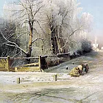 900 Картин самых известных русских художников - САВРАСОВ Алексей - Зимний пейзаж