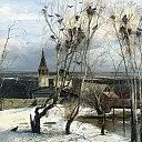 900 Classic russian paintings - Alexei Savrasov - Rooks Have Arrived