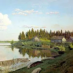 900 Картин самых известных русских художников - ЛЕВИТАН Исаак - На озере