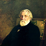 Portrait of Ivan Turgenev, Ilya Repin