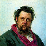 Portrait of Mussorgsky, Ilya Repin