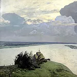900 Classic russian paintings - Isaak Levitan - Above the Eternal Peace