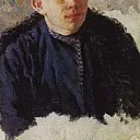 Portrait of a young man, Leonid Chernyshov, Vasily Ivanovich Surikov