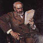 Portrait of Dr. A. J. Jezierski, Vasily Ivanovich Surikov