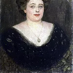 Portrait of M. Velichkina, nee Baroness von Klodt Yurgensburg, Vasily Ivanovich Surikov
