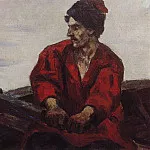 rower in the boat, Vasily Ivanovich Surikov