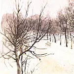 Zubovskiy Boulevard winter, Vasily Ivanovich Surikov