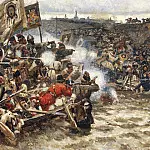 The conquest of Siberia by Ermak, Vasily Ivanovich Surikov