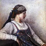 Portrait of NF Matveeva, Vasily Ivanovich Surikov