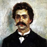 Portrait of Alexander Surikov, Vasily Ivanovich Surikov