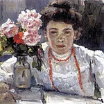 Vasily Ivanovich Surikov - Portrait of EV Surikova