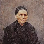 Portrait PF Surikova , Vasily Ivanovich Surikov