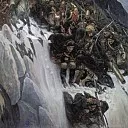 Suvorov Crossing the Alps in 1799 godu1, Vasily Ivanovich Surikov