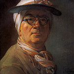 Self-portrait with a visor, Jean Baptiste Siméon Chardin