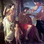 The inspiration of the epic poet, Nicolas Poussin