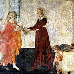 Лувр (Париж) - БОТТИЧЕЛЛИ - Молодая женщина получает дары от Венеры и трех Граций