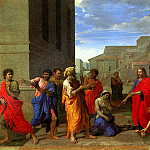 Christ and the sinner, Nicolas Poussin