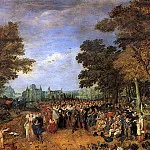 Лувр (Париж) - ВАН ДЕ ВЕННЕ АДРИАН - Аллегория перемирия 1609 года между эрцгерцогом Австрийским, правителем Южных Нидерландов, и генералом государств Северных Нидерландов