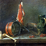 „A meager diet with kitchen utensils, Jean Baptiste Siméon Chardin
