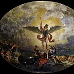Эжен Делакруа - Святой Михаил побеждает дьявола