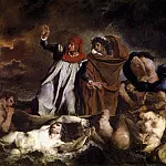 Ferdinand Victor Eugène Delacroix - The Barque of Dante
