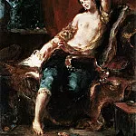 Ferdinand Victor Eugène Delacroix - Odalisque