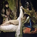 Ferdinand Victor Eugène Delacroix - Louis d- Orleans Showing His Mistress