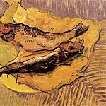 Bloaters on a Piece of Yellow Paper, Vincent van Gogh