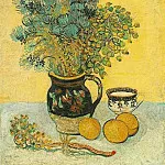 Still Life – Majolica Jug with Wildflowers, Vincent van Gogh