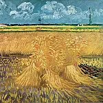 Wheat Field with Sheaves, Vincent van Gogh