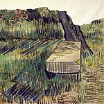 Stone Bench in the Garden of the Asylum, Vincent van Gogh