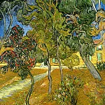 Trees in the Garden of Saint-Paul Hospital, Vincent van Gogh