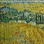 Landscape at Auvers in Rain, Vincent van Gogh