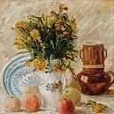 Vase with Flowers, Coffeepot and Fruit, Vincent van Gogh