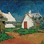 White Cottages in Saintes-Maries, Vincent van Gogh