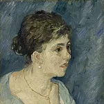 Portrait of Woman in Blue, Vincent van Gogh